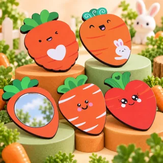 آینه جیبی پارسام طرح هویج