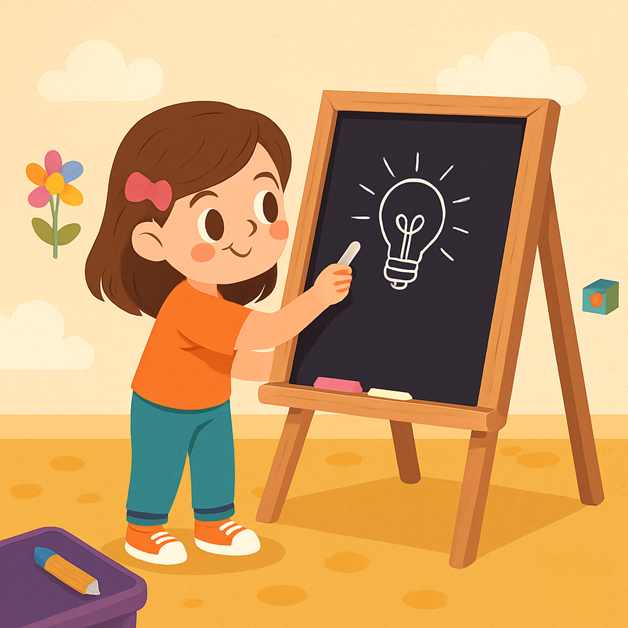 چطور تخته سیاه به خلاقیت کودکان کمک میکند؟